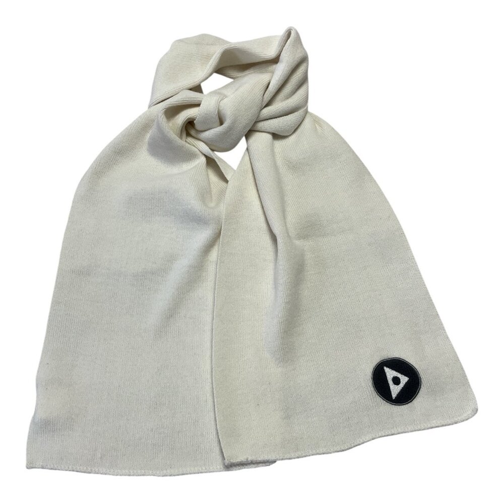 Despicable Me 3 White Scarf with Gru Logo Patch – 66” Knit Promotional Accessory